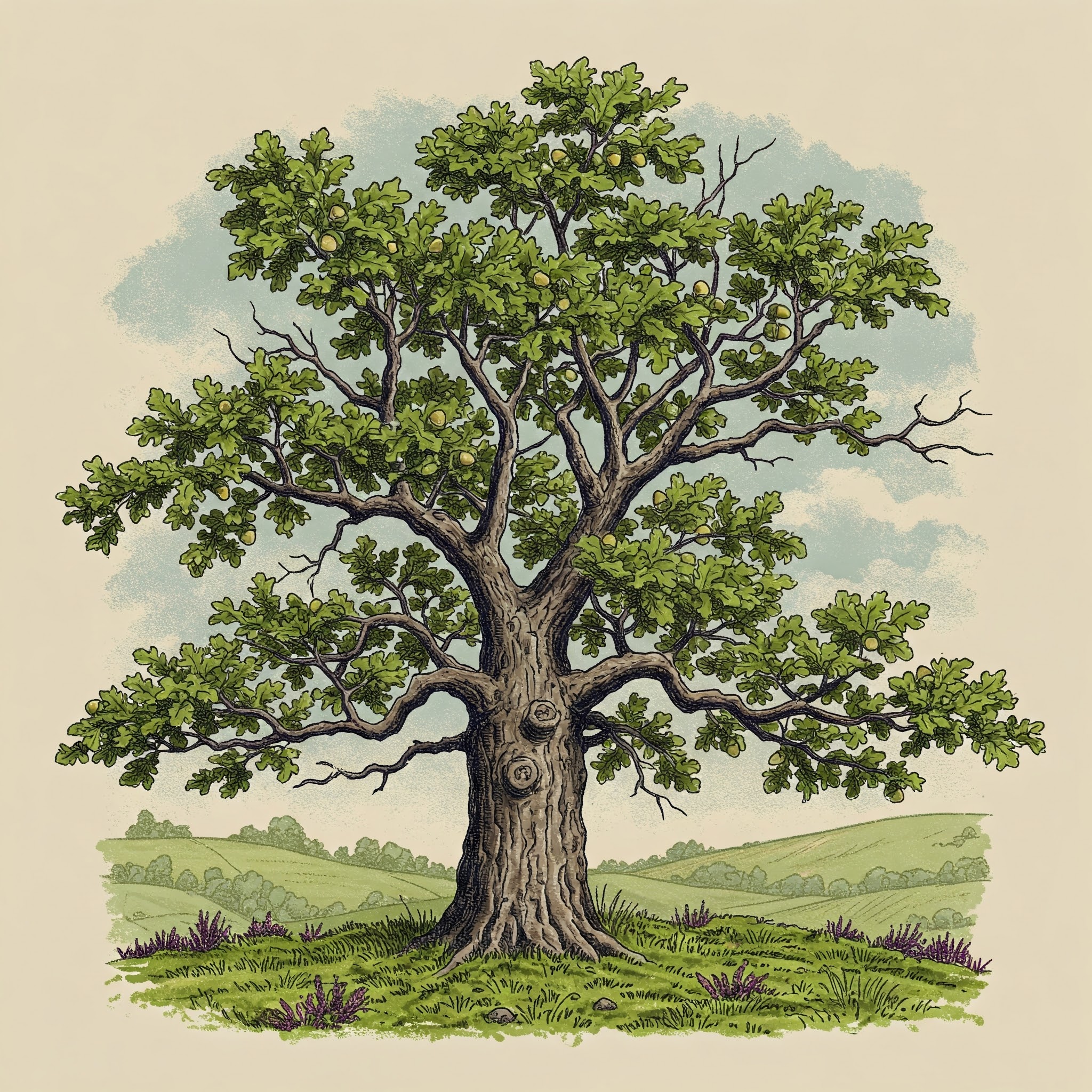 Sessile Oak (Durmast Oak)